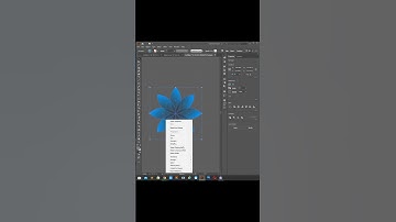 Flower Vector Art Adobe Illustrator Tutorial #shorts #youtubeshorts