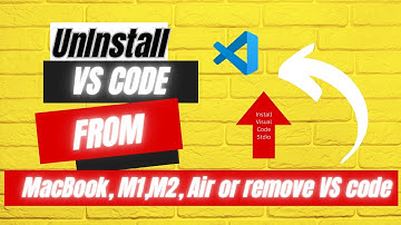 How to uninstall Visual Code Stdio | Issue to uninstall VS Code From Macbook Air M1, M2