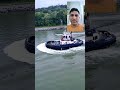 Race between tug boat and speed boat ⛵ #shiplife #ship #explore #race