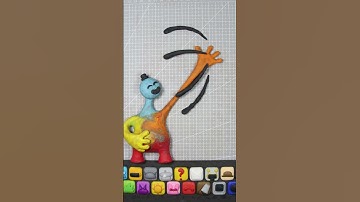 Sprunki-The endless loop of the story Black x Doey poppy playtime 4,  made of stopmotion clay !