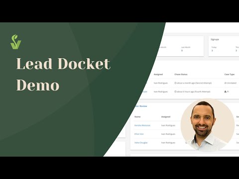 Lead Docket Demo by Vineskills