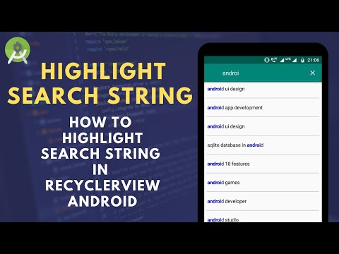 Highlight Search String