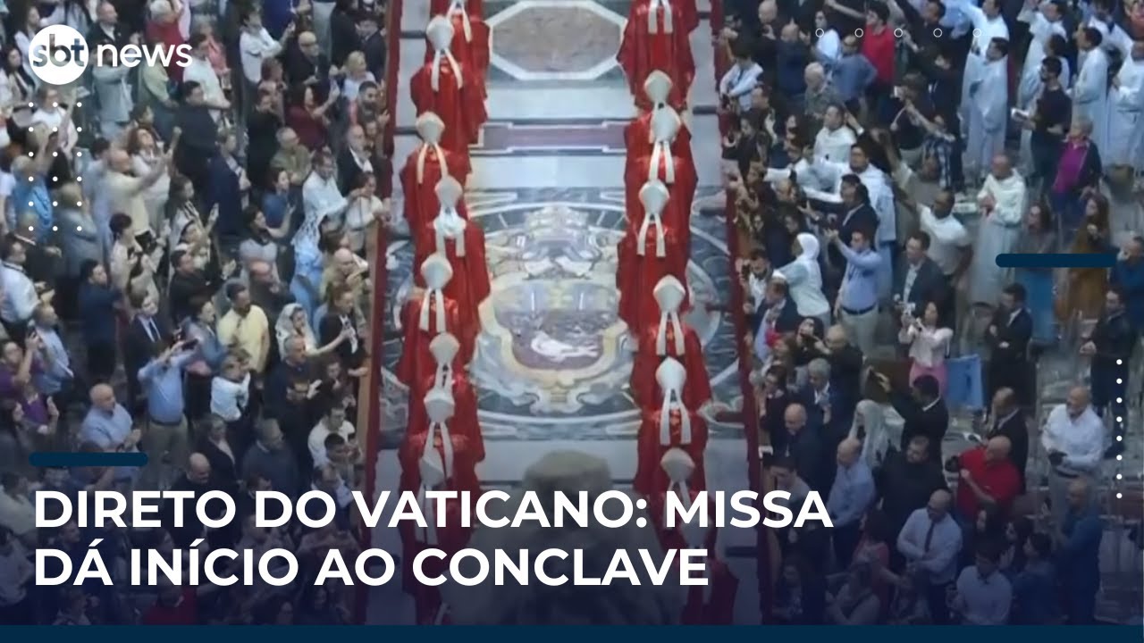 Novo Papa: Cardeais se reúnem para primeiro dia de conclave no Vaticano | #SBTNews Manhã (07/05/25)