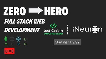 Free Full Stack Web Development Live  Bootcamp | Big Announcement | Campus Tech Leader, ineuron.ai