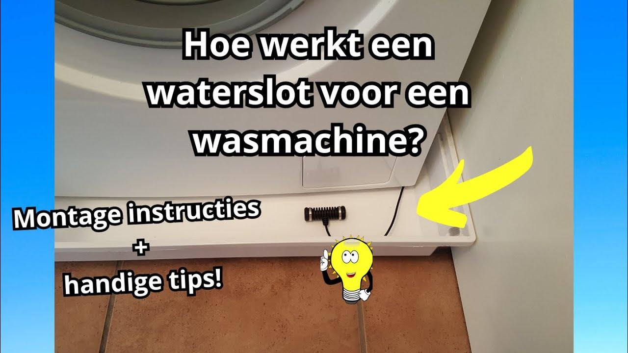 Kapel Afhaalmaaltijd Halloween Hoe werkt een waterslot voor een wasmachine? - YouTube