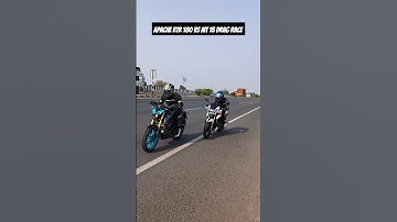 TVS Apache 180 2v Vs MT 15 Drag Race #youtubeshort #ytshort #mt15 #shortviral #tvsracing