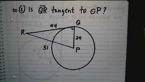 Geo 10- 1 tangent line to a circle