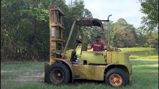 Buying a Cheap Forklift and Vintage Arbor Press For The Shop