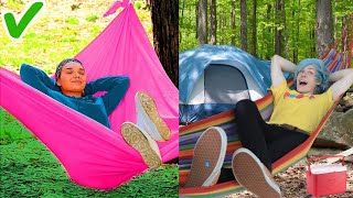 Trying 28 CAMPING HACKS THAT ARE ACTUALLY GENIUS By 5 Minute Crafts
