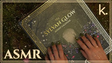 [ASMR] Unboxing The Most Magical K-Beauty Advent Calendar 🌲✨ Tapping, Whispers, Forest Ambience [4K]