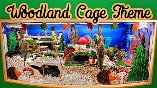 Rivet s WOODLAND Themed Hamster Cage Tour PT 1