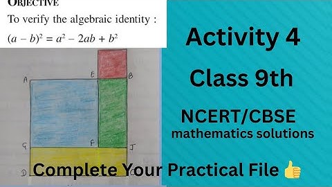 Maths Lab Activity 4 Class 9// Maths Practical// Class 9 Maths Activity Solution// CBSE board #file