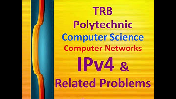 15. TRB Polytechnic Computer Science Computer Networks IPv4 Protocol and Related Problems in Tamil