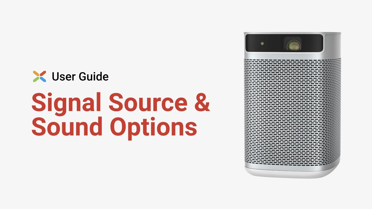 Input Source & Sound Options--#XGIMIPortableProjector# MoGo Series