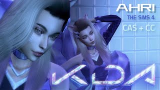 The Sims 4 | K/DA All Out Ahri | Create A Sim   CC Links!