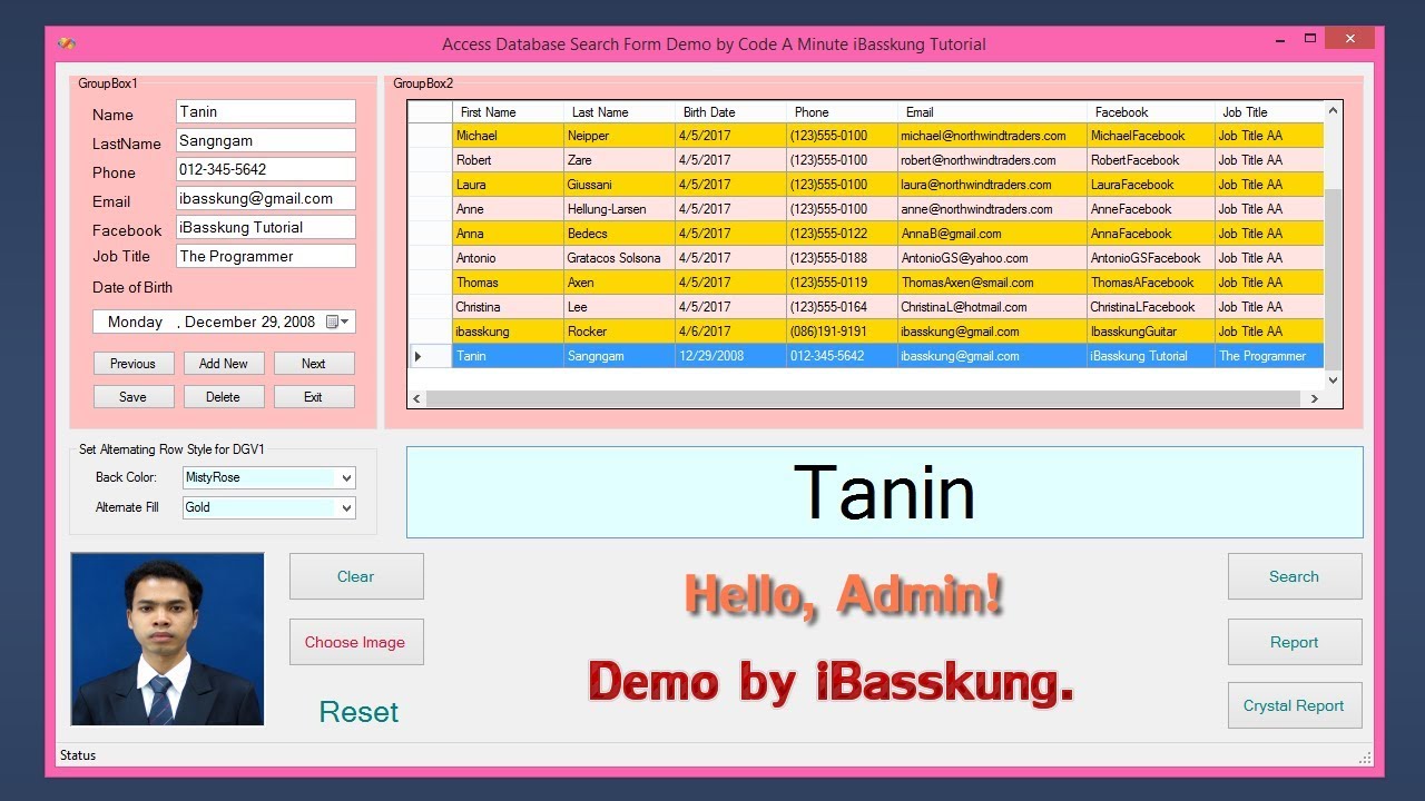 Vb Net Tutorial How To Insert Image Into Access Database