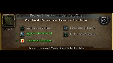 Flying in the future?- Legion Broken Isles Pathfinder, Part One