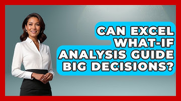 Can Excel What-If Analysis Guide Big Decisions? - Docs and Sheets Pro