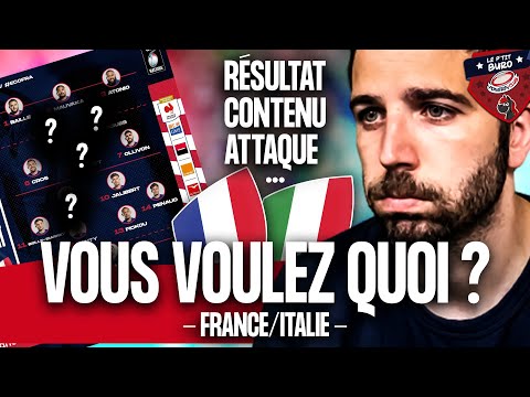 Vous voulez QUOI contre l'ITALIE pour être SATISFAIT ?