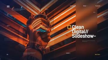 Digital Parallax Slideshow - After Effects Template