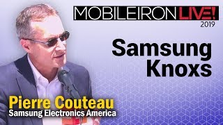 Overview of Samsung Knox Framework | A @SolutionsReview Interview with Pierre Couteau