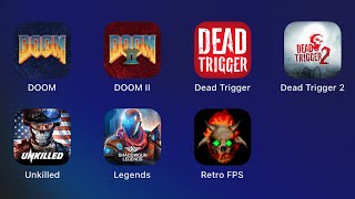 Doom,Doom II,Dead Trigger,Dead Trigger 2,Unkilled,Shadowgun Legends,Retro FPS,ШУТЕР ИГРЫ для iOS screenshot 3