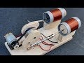 Free Energy Generator Using Double Cylinder Solenoid Engine