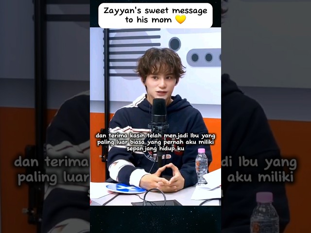 Zayyan is a sweet and kind man, he loves his mom so much 💛 #XODIAC #소디엑 #ZAYYAN #자얀 class=