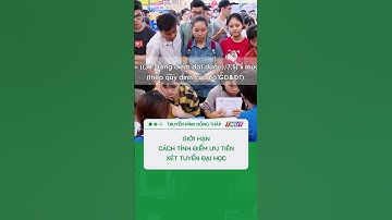 Giới hạn cách tính điểm ưu tiên xét tuyển đại học #shorts