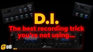 D.I.: The Best Guitar Recording Technique You