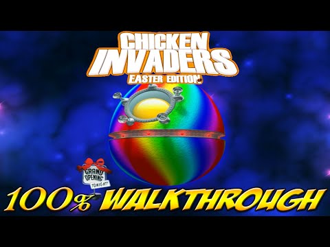 Chicken Invaders 3 Easter Edition ALL WAVES LEVELS 100 Walkthrough 