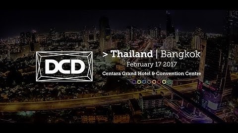 DCD Thailand 2017