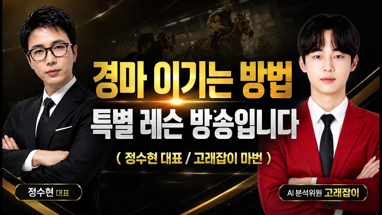 경마 이기는 방법 / 특별 레슨입니다