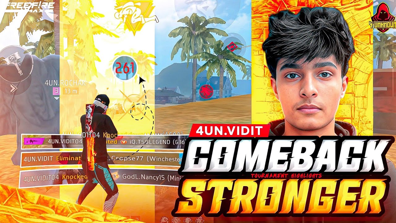 WE WILL COMEBACK STRONGER 🏆 | TEAM 4UNKNOWN | VIDIT GAMER