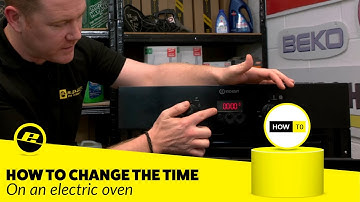 Vereenvoudigde elektrische ovenklokinstelling