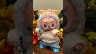 Dressing My Labubu in Multiple Fall Outfits! 🍁#FallFashion #LabubuStyle #CuteOutfits #viralshorts