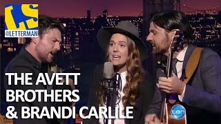 The Avett Brothers and Brandi Carlile - "Keep On The Sunny Side" 05/04/15 David Letterman