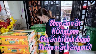 Shop Ăn Vặt chuẩn bị bán thêm trái cây mới