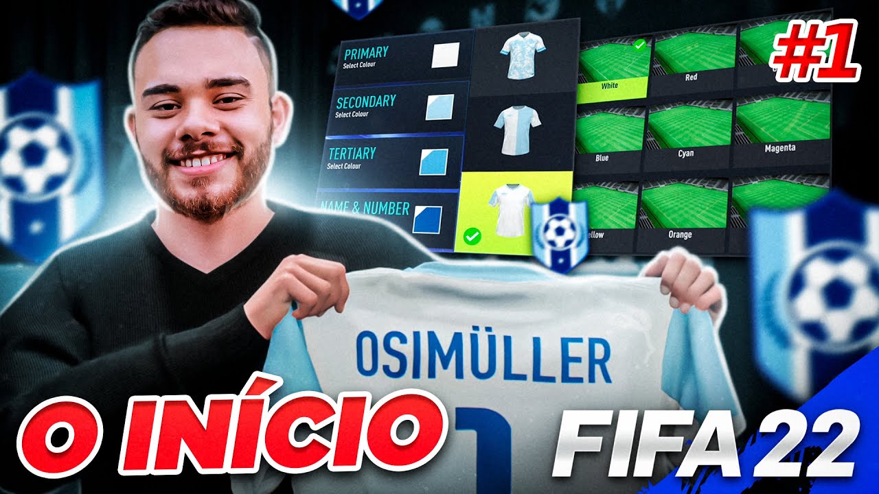 FIFA 22 | O INÍCIO DO NOVO MODO CARREIRA NO BOLEIROS FC!! #EP1 (PS5)