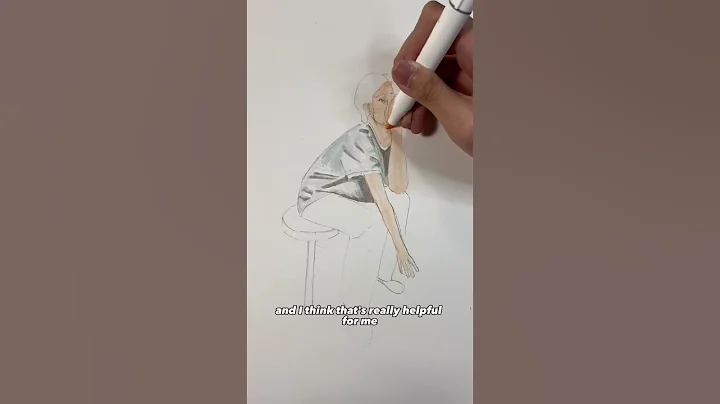 Trying Ohuhu Markers! ✨ #art #shorts #alcoholmarkers