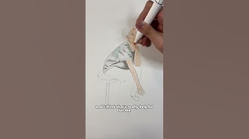 Trying Ohuhu Markers! ✨ #art #shorts #alcoholmarkers