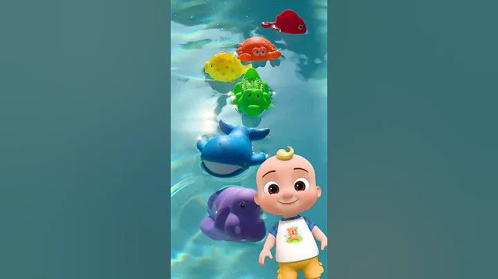 Colorful Toys in the Pool! 💦 Name the Colors!