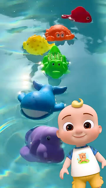 Colorful Toys in the Pool! 💦 Name the Colors!