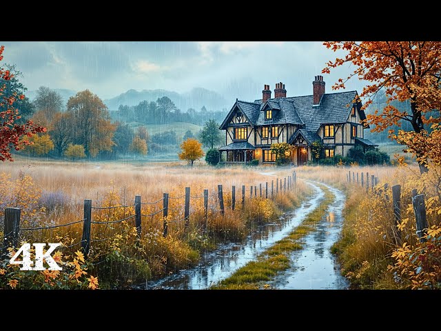 Cottage in the Rain Ambience | Sink into Blissful Calm with