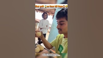 Bhai galti 😱se Kaun Mil Gaya🙆🏻😃 #ginnipandey #friend #kolkata #shorts #reaction