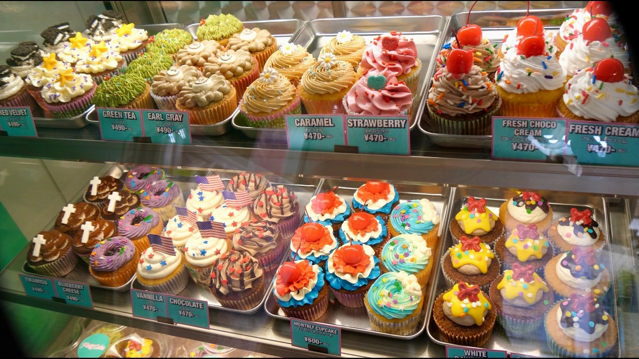 Красочные и милые кексы от талантливого кондитера