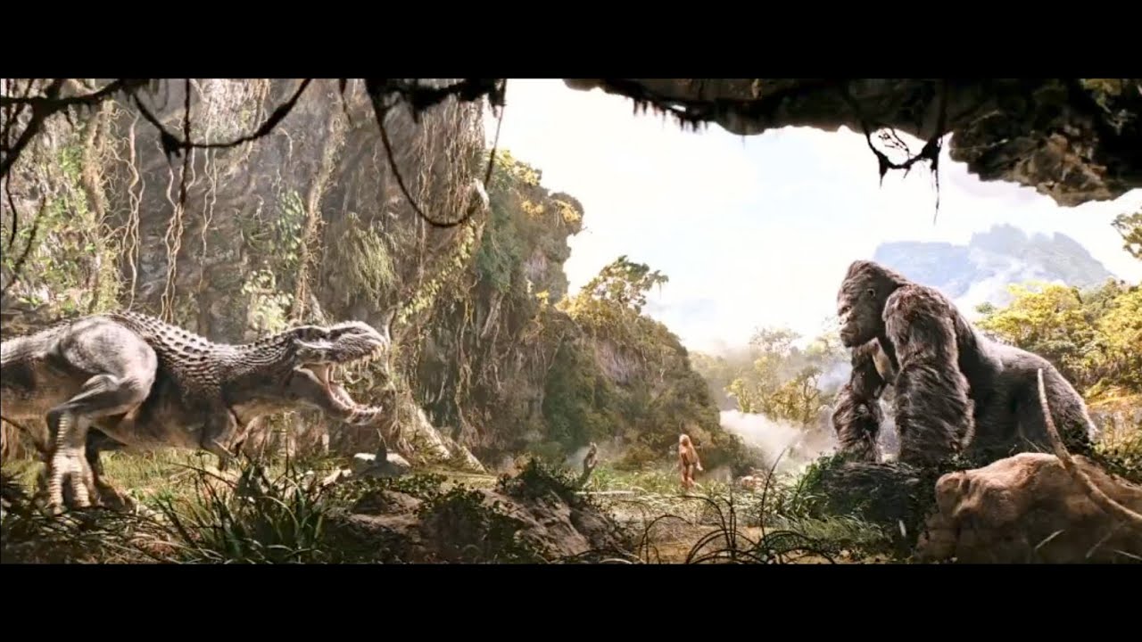 King Kong 2005 King Kong Vs T Rex Youtube 