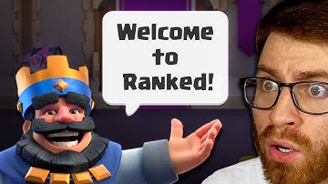 Noob Plays Ranked for First Time EVER in Clash Royale