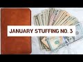 january paycheck #3 cash envelope STUFFING | full time income