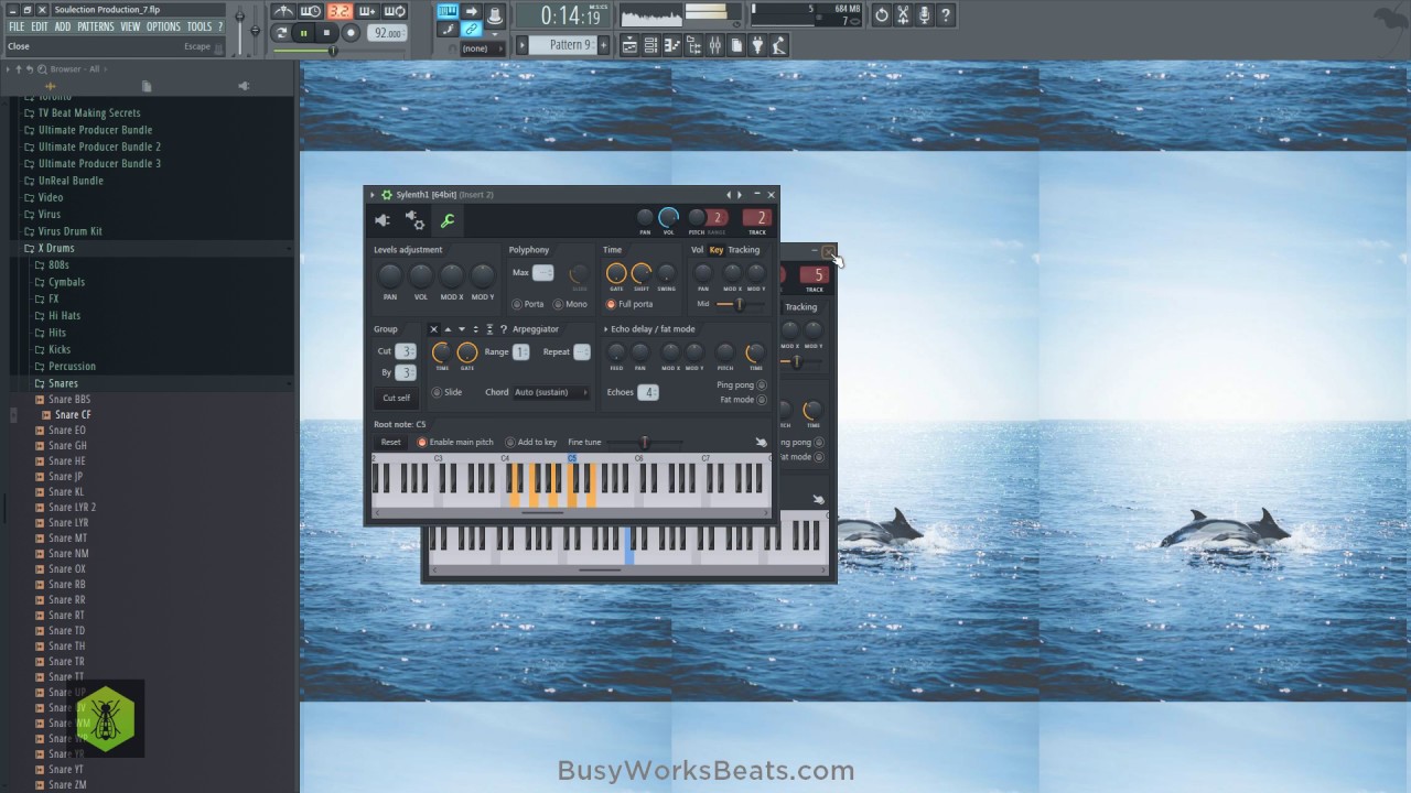 soulection fl studio 12 tutorial basslines remixing and chords busy works beats free drum kit